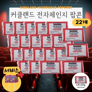 트루소피아 코스트코 커클랜드 전자제인지 팝콘 소분판매, 1세트, 107g, 22개