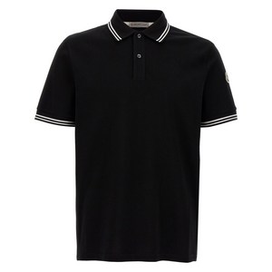 몽클레르 로고 패치 폴로 셔츠, 블랙계열, Standard S(KR 92-175)