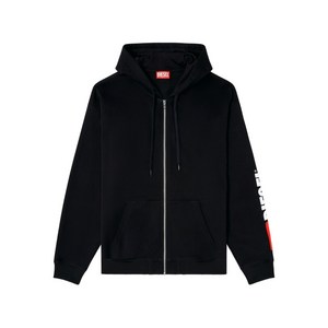 디젤 S복스트 로고 프린트 후디, 블랙계열, Standard M