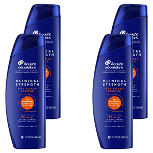 헤드앤숄더 클리니컬 스트렝스 드라이 스칼프 레스큐 샴푸, 400ml, 4개