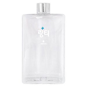 링티 전용 보틀 사각물통, 2개, 500ml