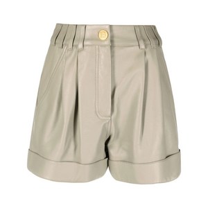 발망 하이웨이스트 램스킨 쇼츠, 베이지계열, France 40(KR 66)