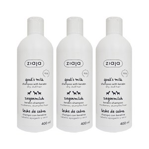 지아자 산양유 케라틴 샴푸, 400ml, 3개