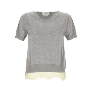 알렉산더맥퀸 골지 트리밍 탑, 그레이계열, Standard S(KR 55)