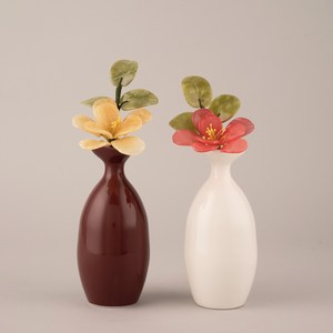 승진 영전 축하 취임선물 개업 이사 집들이 선물 / 아토제이드 옥꽃 클래식 화병 세트 (택1), 퍼플, 화이트