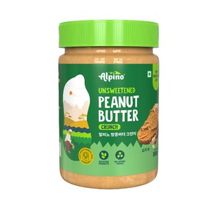 알피노 무가당 땅콩버터 크런치, 500g, 1개