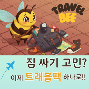 TravelBee 여행용품세트 해외여행준비물 트래블키트 여행필수품 (여행용파우치 어댑터 등 9종)