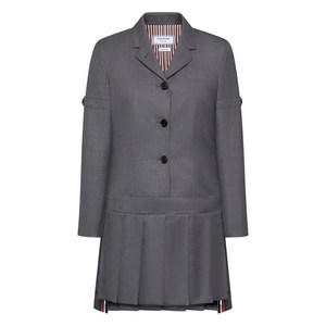 톰 브라운 트윌 플리츠 미니 드레스, 그레이계열, Italy 40(KR 55)