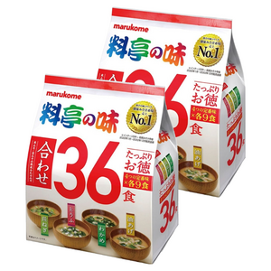 마루코메 요정의맛 아와세미소 즉석된장국 36개입, 648g, 2개