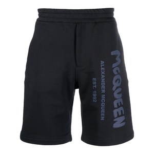 알렉산더맥퀸 그래피티 프린트 트랙쇼츠