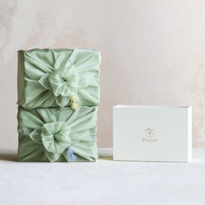 포이티 플라워티북 꽃차 7종 선물세트+쇼핑백 국산, [꽃 보자기포장] ..., 1개