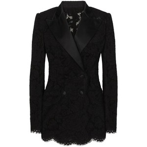 돌체앤가바나 DNA 플로럴 레이스 블레이저 재킷