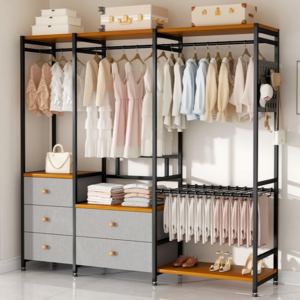 하이피러브 속깊은 확장 튼새맞춤 드레스룸 서랍형 시스템 행거