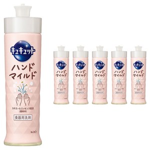 큐큣토 핸드 마일드 주방세제, 210ml, 5개