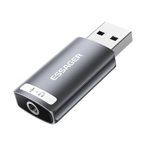 Essager USB C타입 외장형 사운드 카드