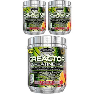 머슬테크 크리액터 크레아틴 HCI 포뮬러, 807g, 3개
