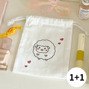 앤리이니 미니 캐릭터 복조리 파우치 1+1