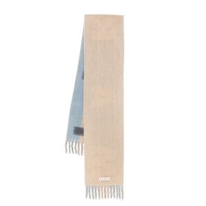 마르니 로고 스트라이프 스카프