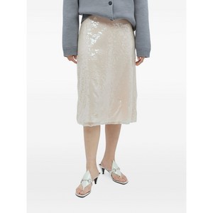 구찌 시퀸 미디 스커트