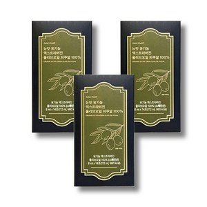 뉴밋 유기농 엑스트라버진 올리브오일 스틱 피쿠알 100% 14p, 112ml, 3박스