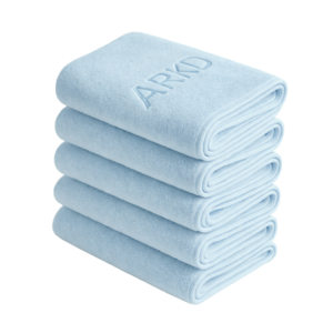 아크디 먼지없는 호텔 고급 수건, 베이비블루, 5개