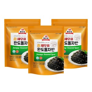 새우표 완도 고소한 돌자반, 40g, 3개