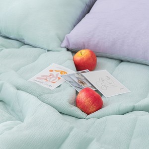 꿀팡 여름이불 양면 냉감 항균 시어서커 이불