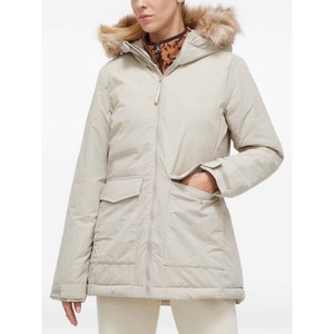 아디다스 페이크 퍼 후드 재킷, 베이지계열, Standard XS(KR 44)