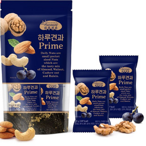 썬넛트 SUNNUTS 하루견과 프라임 10입 혼합견과/믹스넛, 20개, 20g