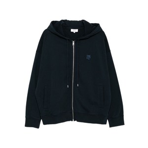 메종키츠네 볼드 폭스 헤드 패치 후드 집업, 블루계열, Standard M(KR 100)