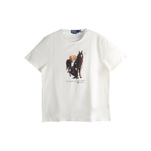 폴로랄프로렌 폴로 베어 그래픽 티셔츠, 화이트계열, Standard L(KR 105)