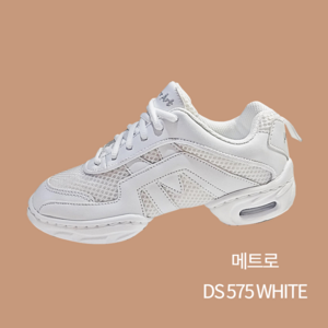 DS575 재즈화 라인댄스화 방송댄스 재즈운동화 메트로 국내생산, 화이트, 245