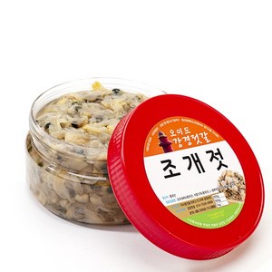 오이도강경젓갈 조개젓, 500g, 1개