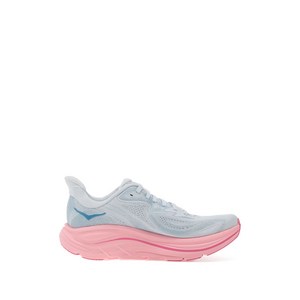 HOKA 클리프턴 10 로고 패치 스니커즈, US width 10B, 블루계열