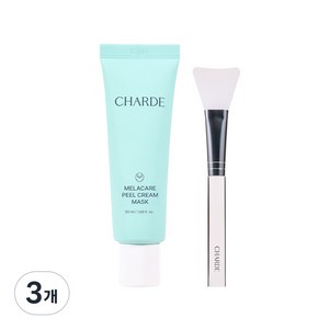 [Gift 실리콘 브러쉬 1개] 샤르드 멜라케어 필크림 마스크, 1개입, 3개