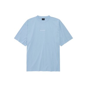발렌시아가 logo-embroidered T-shirt, 블루계열, Standard M(KR 105)