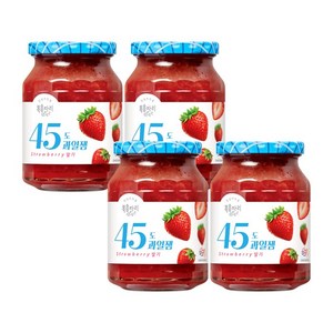 복음자리 45도 과일잼 딸기, 350g, 4개