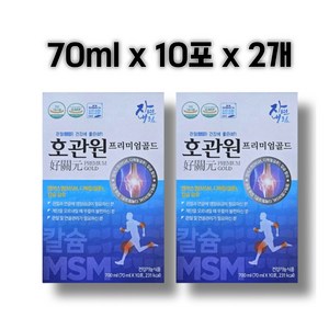 호관원 프리미엄 골드 MSM 정품, 10회분, 700ml, 2박스