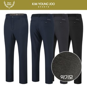 김영주스포츠 남성용 간절기 겨울용 스판 기모 골프 팬츠 MP6037