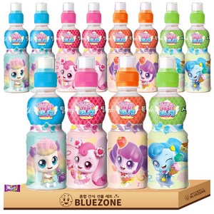 웅진 캐치 티니핑 음료 200ml 세트 딸기맛3 사과맛3 복숭아맛3 밀크맛3