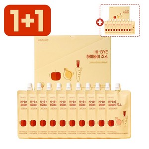 하이바이 유기농 ABC 주스 사과 당근 비트 100% NFC 착즙 원액 유산균 주스, 200ml, 10개