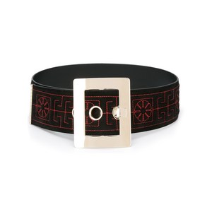 베르사체 '#Greek' 벨벳 벨트, Length (cm) 85(KR M/L), 블랙계열