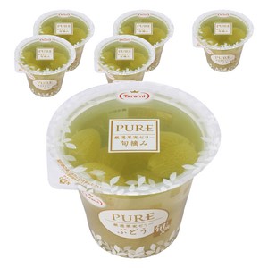 타라미 퓨어 엄선 과실 젤리 제철 포도, 270g, 6개