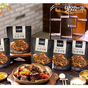 (만원할인!!) 명절선물추천!! 백종원 특제소스!! 본가 소갈비찜 500g 6팩+1팩 (총7세트!!) 큼직한고기!!진한육수의 맛!!, 7개