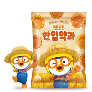 뽀로로 한입약과, 120g, 15개