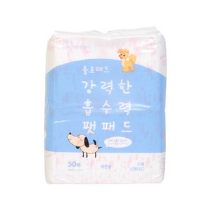 욜로패드 강아지 배변패드 레몬향 50cmX40cm, 50개입, 1개