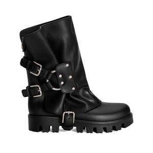 돌체앤가바나 버클 디테일 바이커 부츠, Europe 36(KR 230), 블랙계열