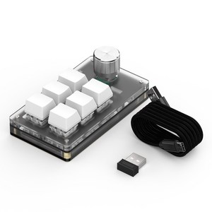 기계식 매크로 키보드 단축키 키보드 프로그레밍 키보드 편집 한손 사용 3모드 연결 2.4G 수신기 배치