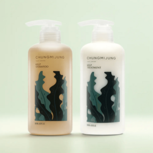 청미정 다시마 샴푸 500ml+트리트먼트 500ml, 1세트