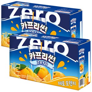 카프리썬 제로 오렌지 음료, 200ml, 20개